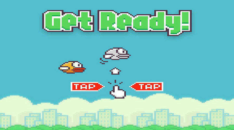 Annoying flappy bird game